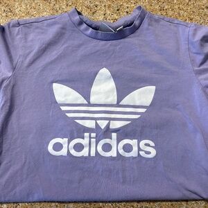 Women’s adidas lavender graphic tee